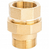 Купить Соединитель Stout разъемный американка SFT-0044-000112 1 1/2 дюйма уплотнение под гайкой по плоскости с внутренней и наружной резьбой по низкой цене