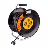 Купить Удлинитель PROconnect Optima 11-7610 4 розетки с заземлением ПВС 3х1,5 3600 Вт силовой на катушке 40 м по низкой цене