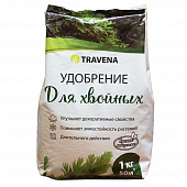 Купить Удобрение органоминеральное для Хвойных культур TRAVENA 1 кг по низкой цене