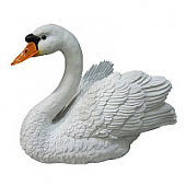 Купить Фигура садовая Лебедь 30 см по низкой цене