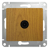 Купить Розетка Schneider Electric Glossa GSL000591 TV оконечный одноместный дуб по низкой цене