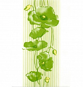 Купить Плитка НЗКМ Альба Маки керамическая фисташковая 300x200 мм по низкой цене