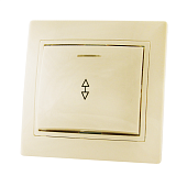 Купить Переключатель TDM Electric ТАЙМЫР SQ1814-0108 в рамку с/у, 1 клавиша, с/инд., 10 А, 230 В, IP20, керамика, слоновая кость по низкой цене