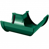 Купить Угол желоба Технониколь ПВХ D125/82 мм 90 градусов универсальный зеленый по низкой цене