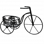 Купить Подставка для цветов Велосипед металлическая 55x25x38 см по низкой цене