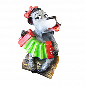 Купить Фигура садовая Козлик с гармошкой 40 см по низкой цене