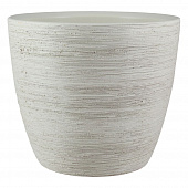 Купить Кашпо для цветов керамическое белый антик d15,5 см 302 по низкой цене