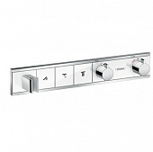 Купить Термостат Hansgrohe RainSelect 15356400 для душа белый/хром по низкой цене