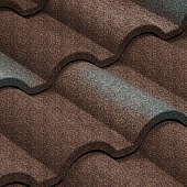 Купить Черепица Metrotile Romana композитная Кофейно-серая по низкой цене