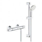 Купить Комплект Grohe Grohtherm 1000 New 34151004 душевой со штангой 600 мм по низкой цене