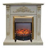 Купить Электрокамин Real Flame Anita Corner WTG c очагом Fobos Brass S по низкой цене