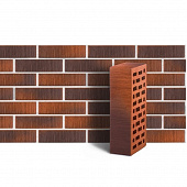 Купить Кирпич ЛСР красный флэшинг тростник облицовочный 1NF 250х120х65 мм по низкой цене