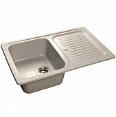 Купить Мойка GranFest Standart GF-S780L кухонная композитная серая 772х500 мм по низкой цене