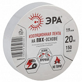 Купить Изолента Эра 43607/43591 ПВХ  белая19 мм 20 м по низкой цене