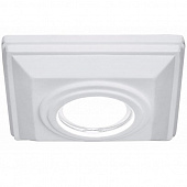 Купить Светильник Gauss Gypsum GY005 белый Gu5.3 d102 50W встраиваемый по низкой цене