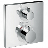 Купить Термостат Hansgrohe Ecostat Square 15714000 для душа по низкой цене