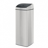 Купить Бак Brabantia Touch Bin New мусорный, прямоугольный, стальной матовый, FPP, 25 л по низкой цене