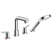 Купить Смеситель Hansgrohe Talis S 72418000 на борт ванны по низкой цене