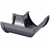 Купить Угол желоба Технониколь ПВХ D125/82 мм 90 градусов универсальный серый по низкой цене