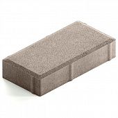 Купить Брусчатка Steingot Лайт 40 из серого цемента с полным прокрасом прямоугольник светло-серая 200х100х40 мм по низкой цене