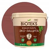 Купить Лазурь Текс Bioteks Эко-Защита водная махагон 2,7 л по низкой цене