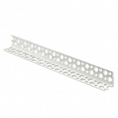 Купить Профиль Албес PL ПВХ угловой перфорированный 25х25х3000 мм по низкой цене