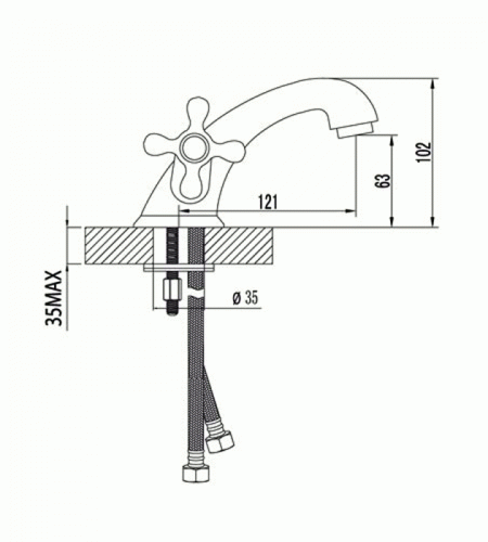 Купить Смеситель Lemark Standard LM2106C для раковины по низкой цене