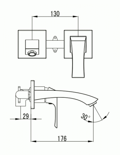 Купить Смеситель Lemark Unit LM4526C для раковины по низкой цене