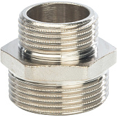 Купить Ниппель Stout переходной SFT-0004-001141 1 1/4х1 дюйм никелированный с наружной резьбой по низкой цене