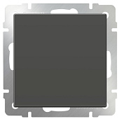 Купить Переключатель Werkel WL07-SW-1G-C перекрестного одноклавишный серо-коричневый по низкой цене