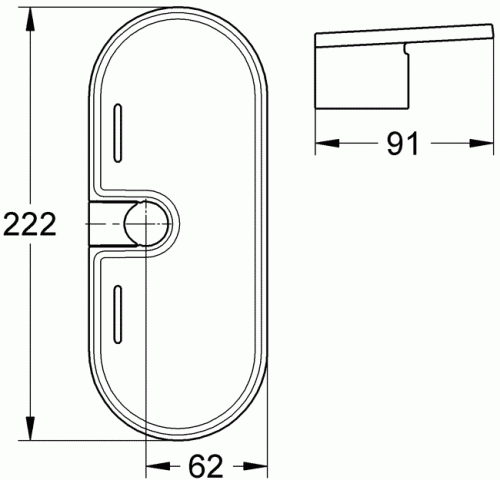 Купить Полочка-мыльница Grohe New Tempesta Classic 27596000 по низкой цене