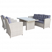 Купить Садовая мебель Орландо 4 предмета с подушками по низкой цене