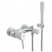 Купить Смеситель Grohe Concetto 32212001 для ванны с душевым гарнитуром Euphoria Cosmopolitan по низкой цене