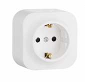 Купить Розетка Legrand Quteo с заземлением 2К+3 без шторок по низкой цене