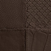 Купить Стеновая панель Sibu Leather Line Collage Mocca самоклеящаяся 2612х1000 мм по низкой цене