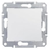 Купить Переключатель Schneider Electric Sedna SDN0400121 проходной одноклавишный белый по низкой цене