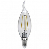 Купить Лампа Uniel Multibright LED-CW35-5W/E14 прозрачная 3000K светодиодная по низкой цене