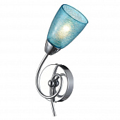 Купить Бра Freya Flash FR104-01-BL синее E14 40W 220V по низкой цене