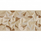 Купить Плитка Ceramica Classic 08-03-15-1350 Serenity Folium коричневая 400х200 мм по низкой цене
