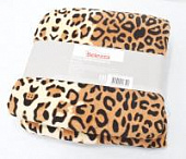 Купить Плед Belezza Leopard микрофибра 140х200 см по низкой цене