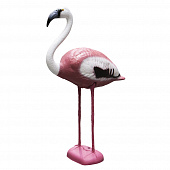 Купить Фигура садовая Фламинго 60х22х83 см пластик по низкой цене