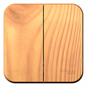 Купить Выключатель Schneider Electric Blanca BLNVA105015 двухклавишный с изолирующей пластиной ясень по низкой цене