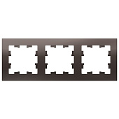 Купить Рамка Schneider Electric AtlasDesign ATN000603 мокко трехместная по низкой цене