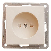 Купить Розетка Schneider Electric W59 RS16-151-2-86 одноместная с защитными шторками Слоновая кость по низкой цене