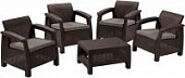 Купить Комплект мебели Allibert Corfu Quatro Set для сада по низкой цене