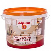 Купить Краска Alpina Долговечная интерьерная База 1 шелковисто-матовая 2,5 л по низкой цене