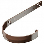 Купить Кронштейн желоба Технониколь D125/82 мм металлический длинный коричневый по низкой цене