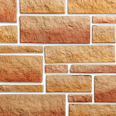 Купить Искусственный камень KR Professional Выветренный туф 03040 оранжевый по низкой цене