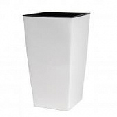 Купить Кашпо Lechuza Color Cubico Complete white 22x22x41 см по низкой цене