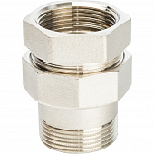 Купить Соединитель Stout разъемный американка SFT-0041-000114 1 1/4 дюйма уплотнение под гайкой o-ring кольцо никелированное с внутренней и наружной резьбой по низкой цене